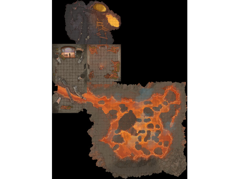 Wizkids D&d Icons Adventure In A Box Red Dragons Lair