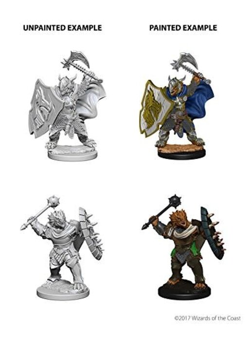 D&D Unpainted Minis Wv4 Dragonborn Male Paladin