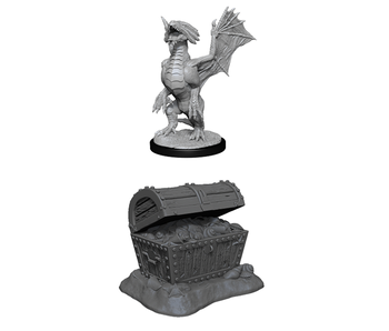 D&D Unpainted Minis Wv13 Bronze Dragon Wyrmling