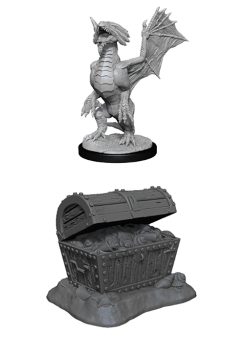 D&D Unpainted Minis Wv13 Bronze Dragon Wyrmling