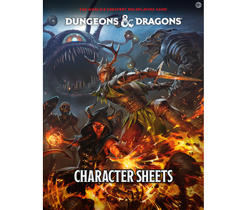 Wizards of the Coast Dungeons & Dragons (2024) Character Sheets