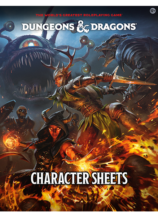 Wizards of the Coast Dungeons & Dragons (2024) Character Sheets