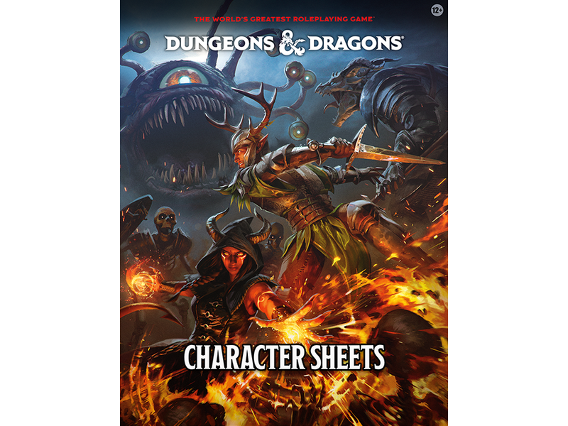Wizards of the Coast Wizards of the Coast Dungeons & Dragons (2024) Character Sheets