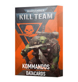 Games Workshop Kill Team Datacards Kommandos (English)