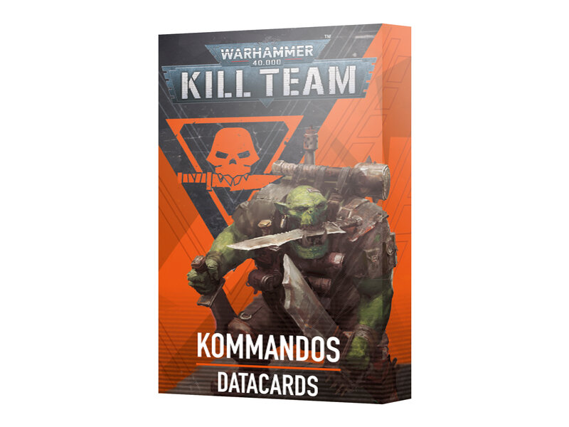 Games Workshop Kill Team Datacards Kommandos (English)