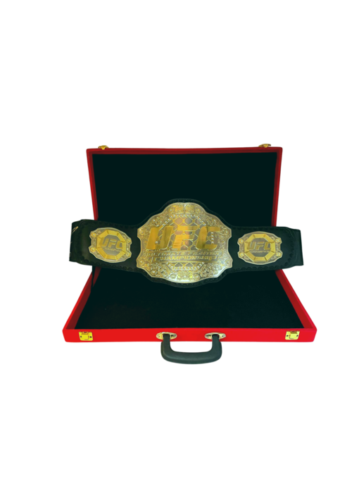 Georges St-Pierre (GSP) Autographed & Inscribed Replica Belt - HOF 2020