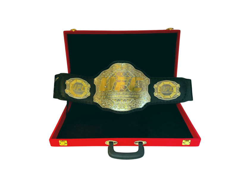 Georges St-Pierre (GSP) Autographed & Inscribed Replica Belt - HOF 2020