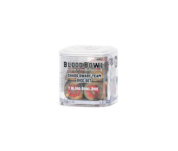 Blood Bowl Chaos Dwarf Team Dice