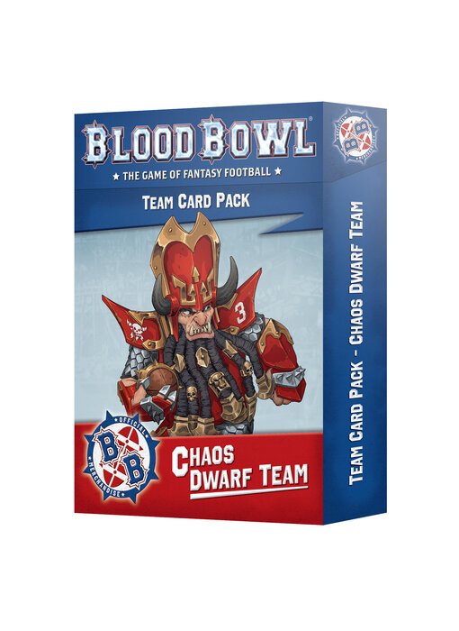 Blood Bowl Chaos Dwarf Cards
