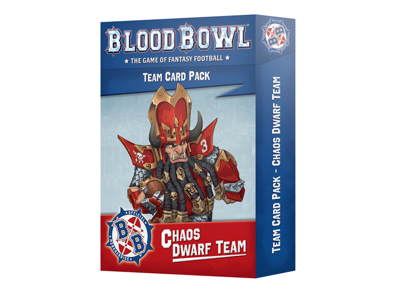 Games Workshop Blood Bowl Chaos Dwarf Cards
