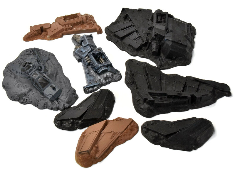 Games Workshop WARHAMMER Warhammer 40K Crashed Spaceship Battle For Macrage Valkyrie Ruins #1