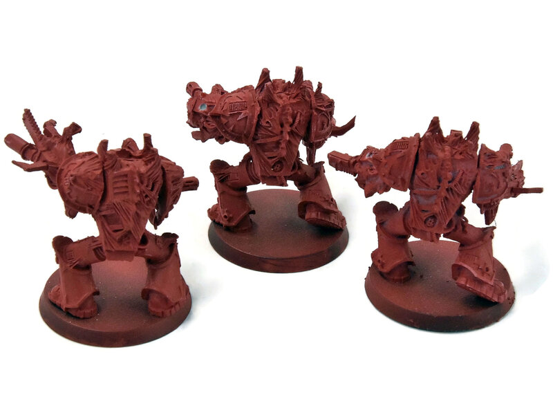 Games Workshop CHAOS SPACE MARINES 3 Obliterators #1 Warhammer 40K FINECAST