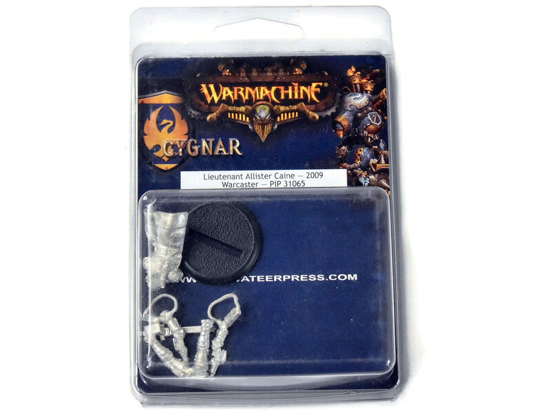 WARMACHINE Cygnar Lieutenant Allister Caine Warcaster NIB #1 METAL