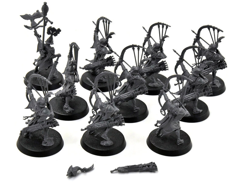 Games Workshop LUMINETH REALM LORDS 10 Vanari Auralan Sentinels #1 missing one head Sigmar