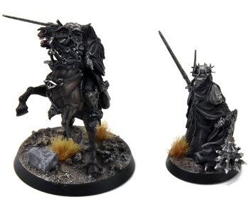 LORD OF THE RINGS Witch King Of Angmar Foot And Mounted #1 WELL PAINTED LOTR