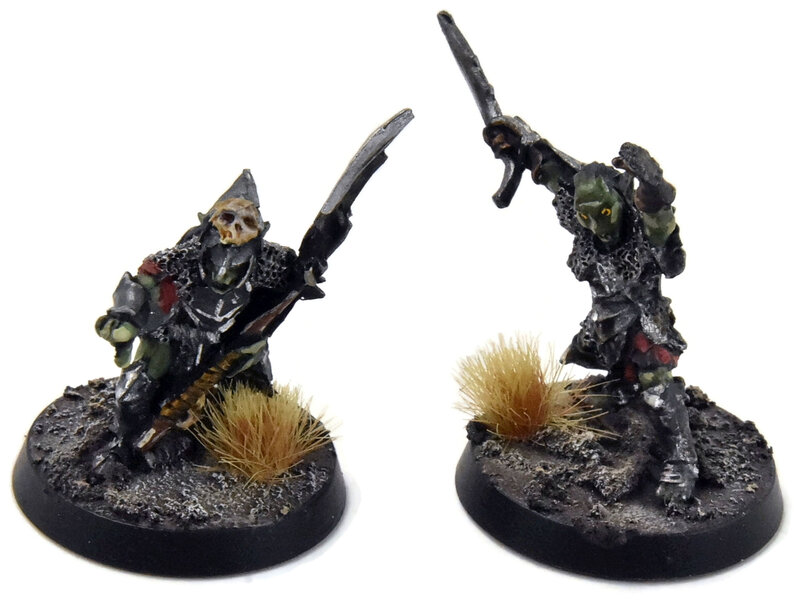 Games Workshop LORD OF THE RINGS Moria Captain And Shaman #1 WELL PAINTED finecast LOTR