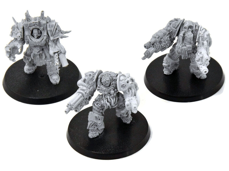 CHAOS SPACE MARINES 3 Obliterators #3 wargame exclusive