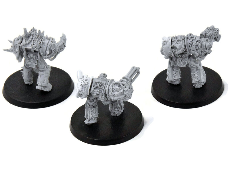 CHAOS SPACE MARINES 3 Obliterators #3 wargame exclusive