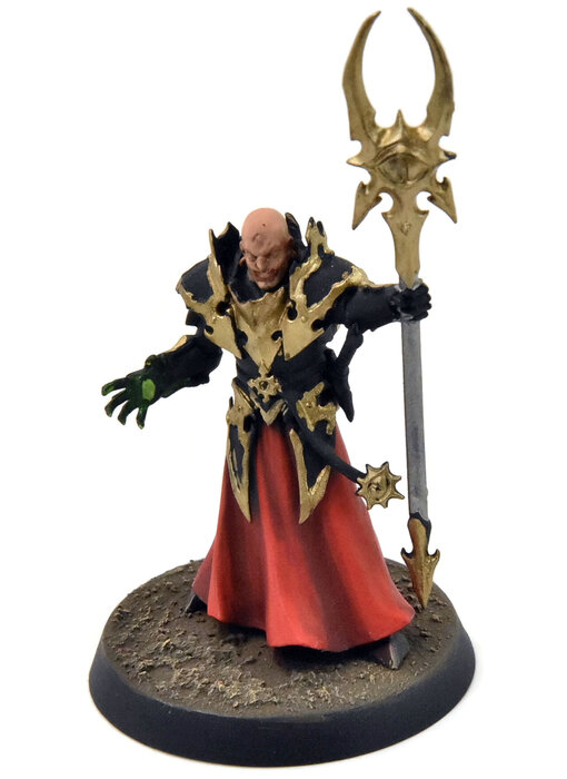 SLAVES TO DARKNESS Chaos Sorcerer Lord #1 WELL PAINTED Sigmar