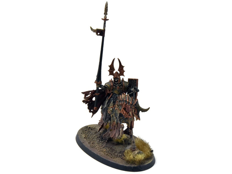 Games Workshop SOULBLIGHT GRAVELORDS Wight King On Skeletal Steed #1 Sigmar WELL PAINTED