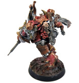 Games Workshop CHAOS SPACE MARINES Chaos Champion #1 WELL PAINTED Warhammer 40K
