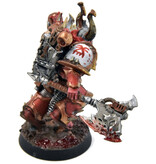 Games Workshop CHAOS SPACE MARINES Chaos Champion #1 WELL PAINTED Warhammer 40K