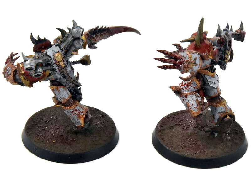 Games Workshop CHAOS SPACE MARINES 2 Greater Possessed #2 WELL PAINTED Warhammer 40K