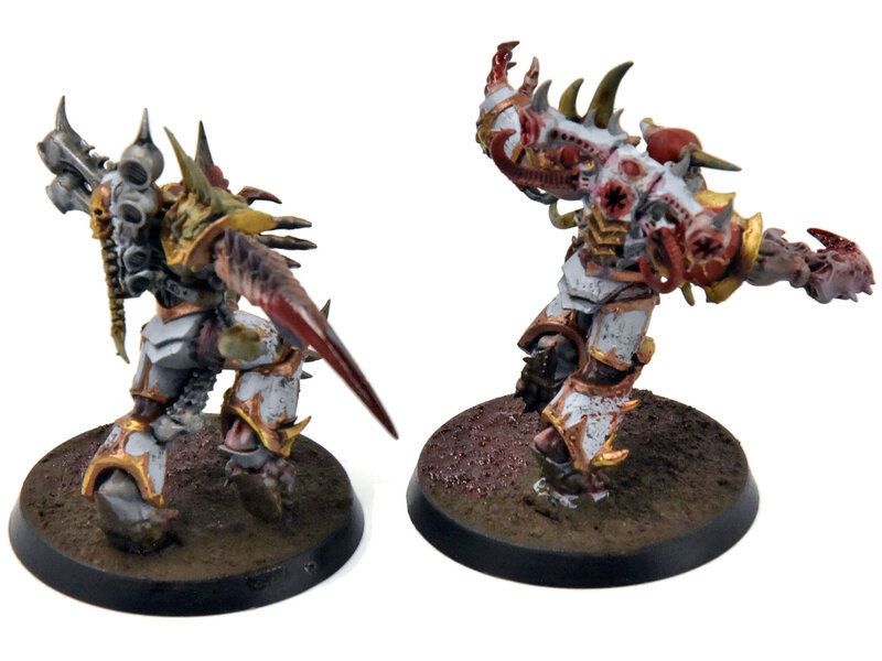 Games Workshop CHAOS SPACE MARINES 2 Greater Possessed #1 WELL PAINTED Warhammer 40K