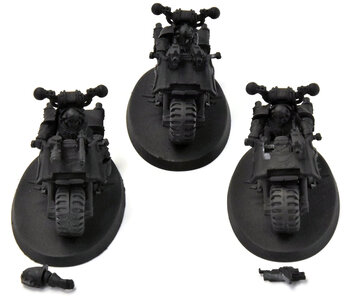 CHAOS SPACE MARINES 3 Bikers #2 Warhammer 40K