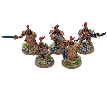 ADEPTUS CUSTODES 5 Custodian Guards Squad #1 PRO PAINTED Warhammer 40K