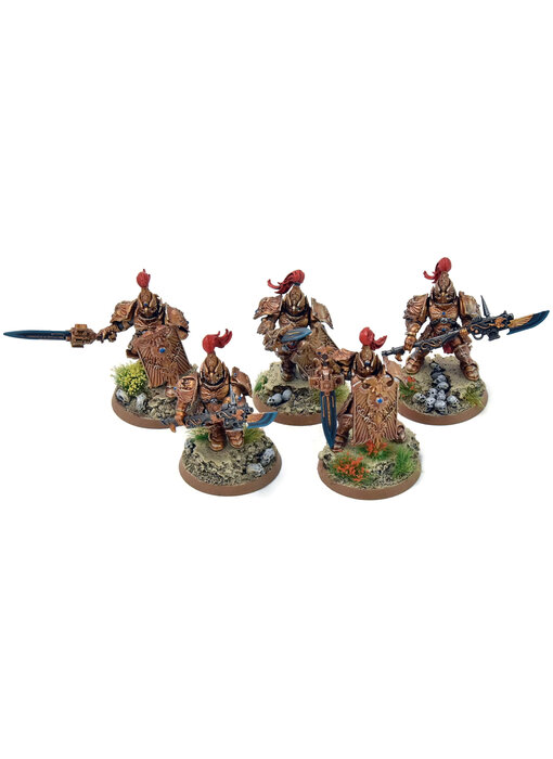 ADEPTUS CUSTODES 5 Custodian Guards Squad #1 PRO PAINTED Warhammer 40K