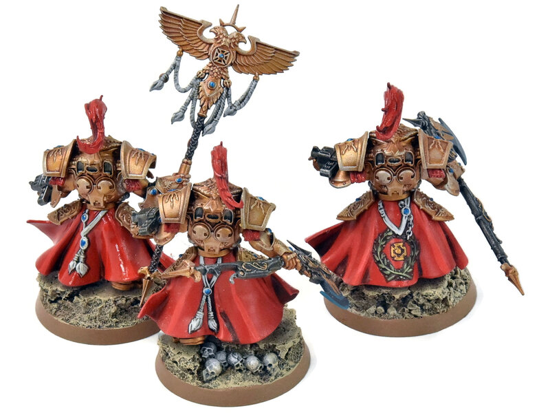 Games Workshop ADEPTUS CUSTODES 2 Allarus Custodians And Vexilus Praetor #3 PRO PAINTED 40K
