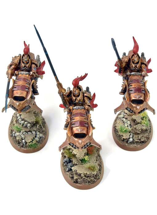 ADEPTUS CUSTODES 3 Dawneagle Jetbikes #2 PRO PAINTED Warhammer 40K