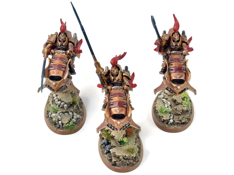 Games Workshop ADEPTUS CUSTODES 3 Dawneagle Jetbikes #2 PRO PAINTED Warhammer 40K