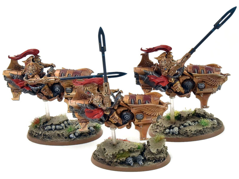Games Workshop ADEPTUS CUSTODES 3 Dawneagle Jetbikes #2 PRO PAINTED Warhammer 40K