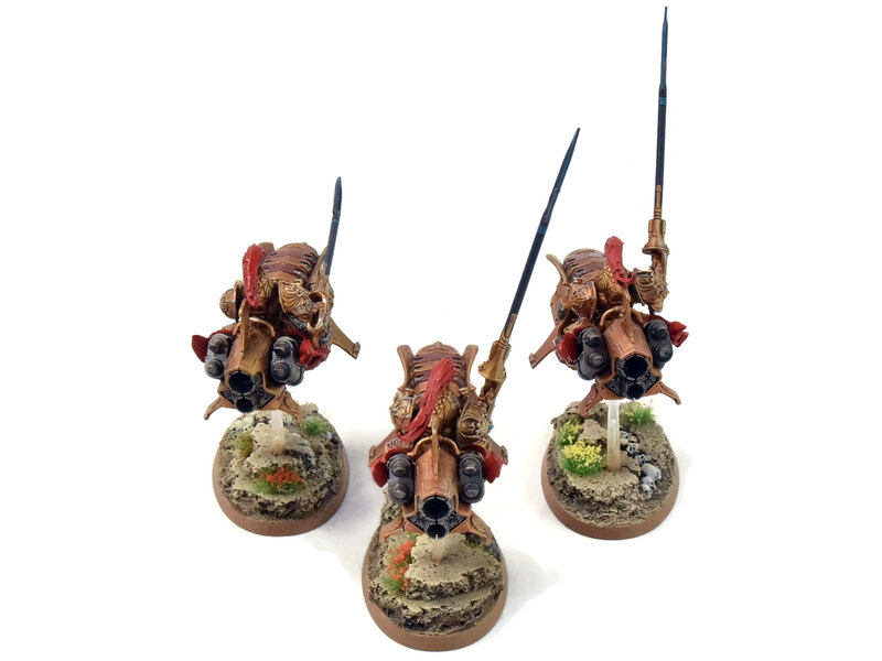 Games Workshop ADEPTUS CUSTODES 3 Dawneagle Jetbikes #2 PRO PAINTED Warhammer 40K