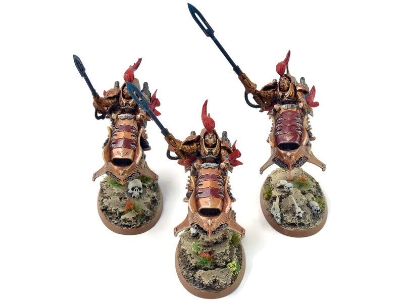 Games Workshop ADEPTUS CUSTODES 3 Dawneagles Jetbikes #1 PRO PAINTED Warhammer 40K