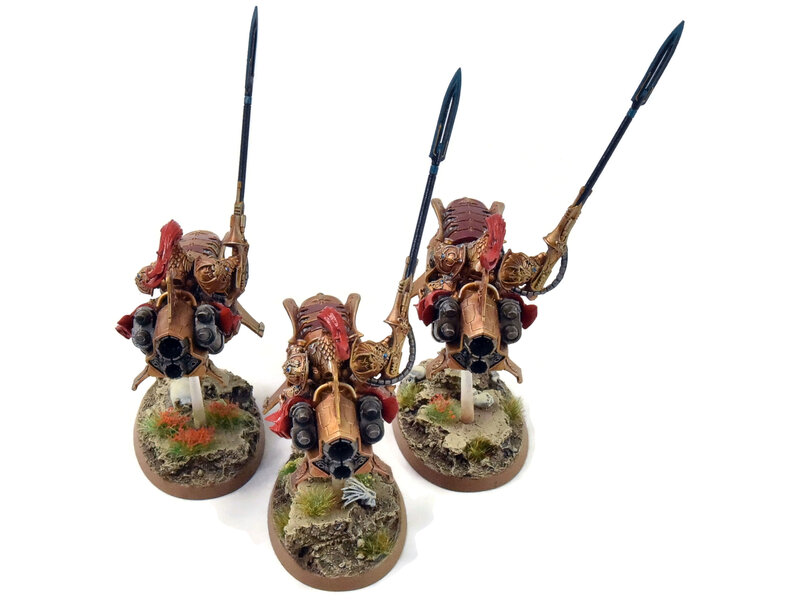 Games Workshop ADEPTUS CUSTODES 3 Dawneagles Jetbikes #1 PRO PAINTED Warhammer 40K