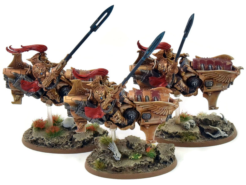 Games Workshop ADEPTUS CUSTODES 3 Dawneagles Jetbikes #1 PRO PAINTED Warhammer 40K