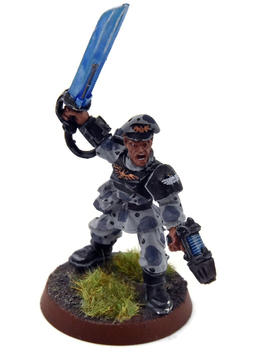ASTRA MILITARUM Sergeant With Sword #1 METAL WELL PAINTED 40K