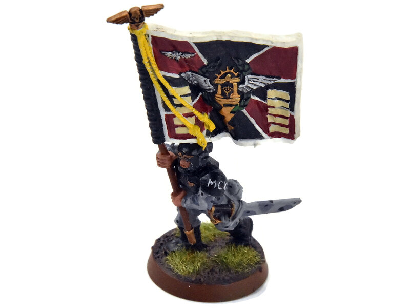 Games Workshop ASTRA MILITARUM Cadian Standard Bearer #2 METAL Warhammer 40K