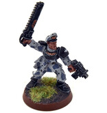 Games Workshop ASTRA MILITARUM Sergeant With Chainsword #2 METAL Warhammer 40K