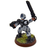 Games Workshop ASTRA MILITARUM Sergeant With Chainsword #2 METAL Warhammer 40K