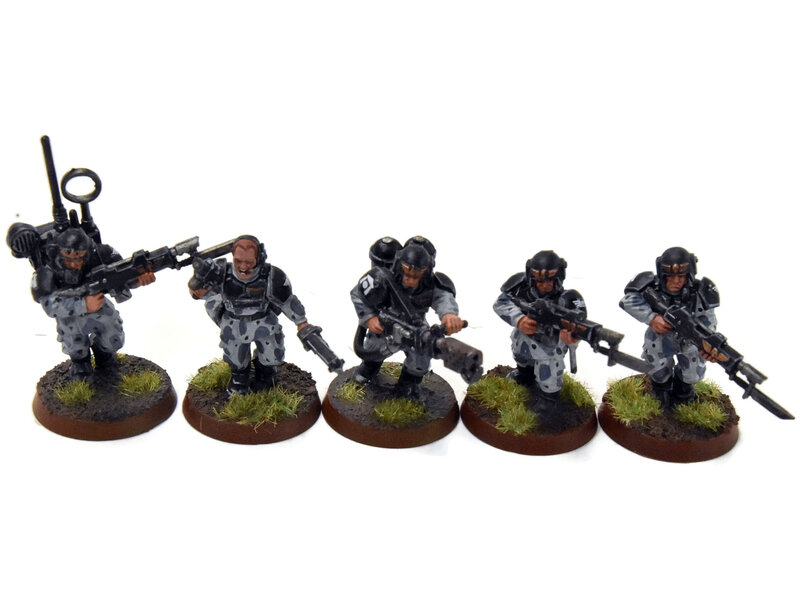 Games Workshop ASTRA MILITARIUM 10 Cadian Shock Troops #10 WELL-PAINTED Warhammer 40K