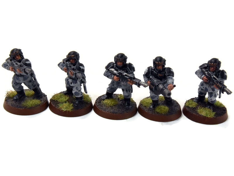 Games Workshop ASTRA MILITARIUM 10 Cadian Shock Troops #10 WELL-PAINTED Warhammer 40K