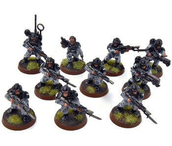 ASTRA MILITARIUM 10 Cadian Shock Troops #17 WELL-PAINTED Warhammer 40K