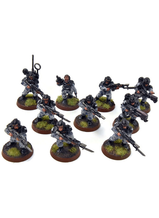ASTRA MILITARIUM 10 Cadian Shock Troops #17 WELL-PAINTED Warhammer 40K