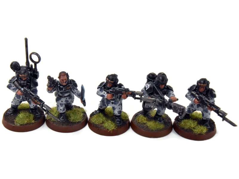Games Workshop ASTRA MILITARIUM 10 Cadian Shock Troops #17 WELL-PAINTED Warhammer 40K