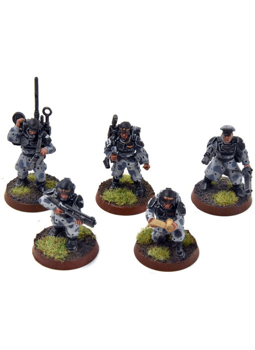 ASTRA MILITARIUM 5 Cadian Command Squad #3 WELL-PAINTED Warhammer 40K
