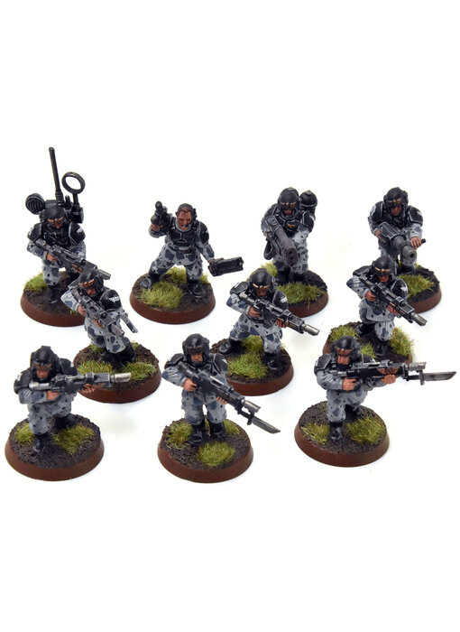 ASTRA MILITARIUM 10 Cadian Shock Troops #15 WELL-PAINTED Warhammer 40K